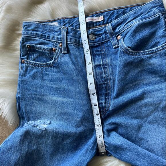 Levi’s Ribcage Straight Ankle Jeans size 28 - Picture 8 of 12
